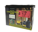 Sacs de construction 35"x 48"4-Mils Strong (15/pqt)