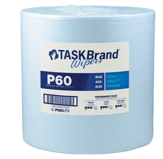 Essuie-glaces tout usage TaskBrand® P60 Premium Series - 13"x 12"Bleu (1100s)