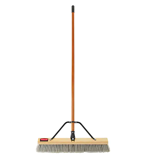 Fine Polyethylene Bristles Push Broom 36"