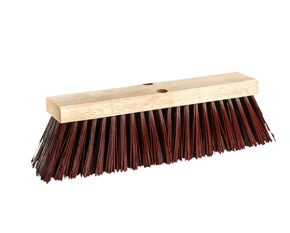 X-Coarse Street Push Broom Head Polypropylene Bristles 14"