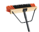 Balai-brosse Ryno X-Coarse avec manche renforcé poils en PVC 24"