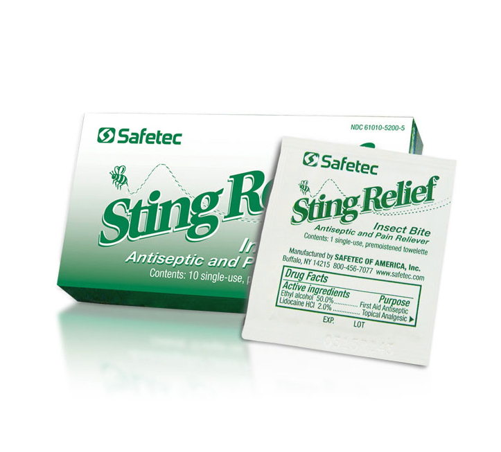 Insect Sting Relief Towelettes (100-Pack)