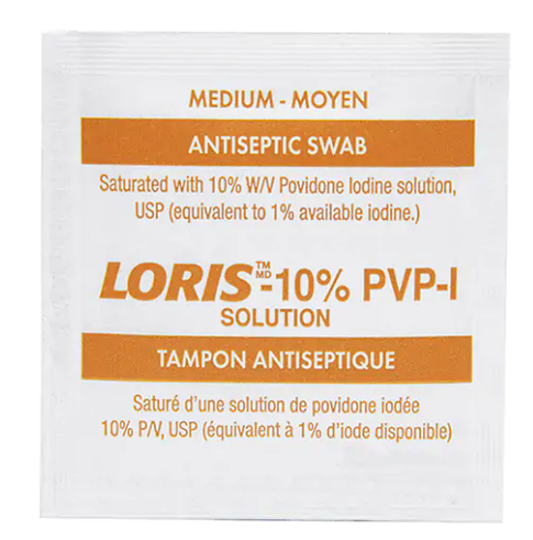 Povidone Iodine Prep Treatment Antiseptic Towelettes (200/box)