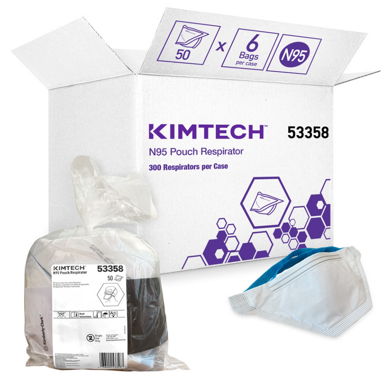 Kimtech™ 53358 N95 Pouch Respirator (300/cs)