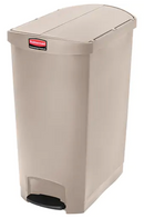Slim Jim® Resin Step-On Waste Container 24 Gal. Cap.