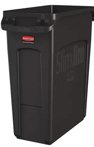 Slim Jim® Polyethylene Waste Container 16 US Gal. Cap.