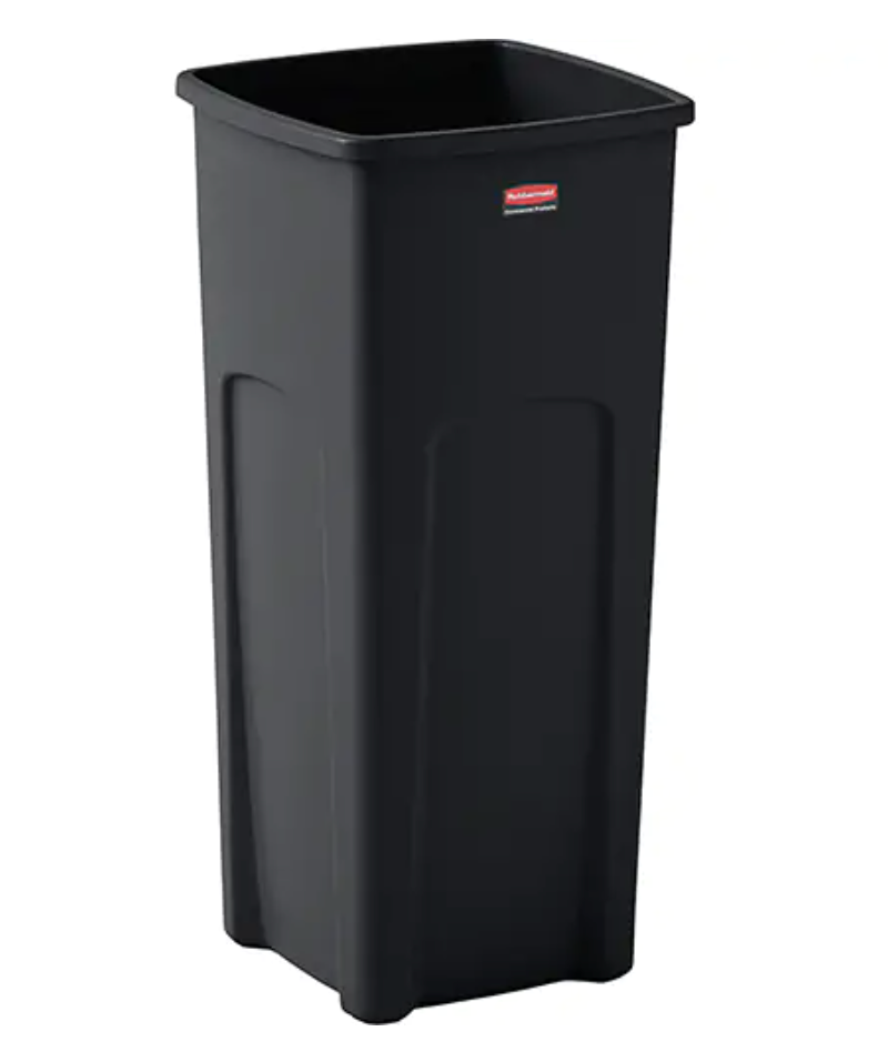 Untouchable® Waste Container - Black 23 Gal.
