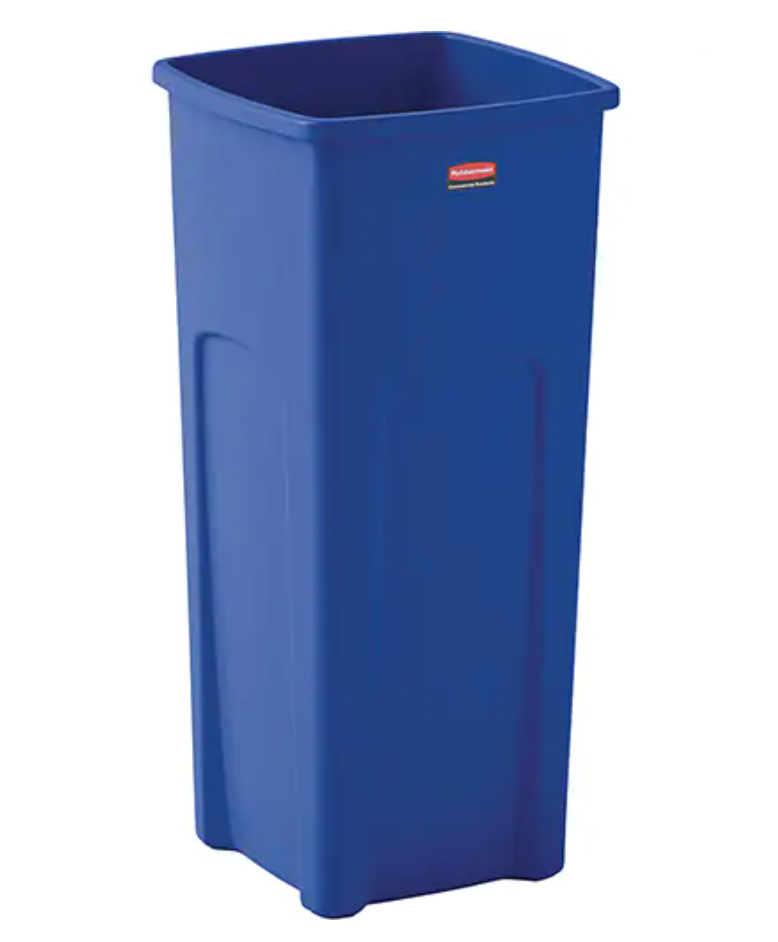 Untouchable® Waste Container - Blue 23 Gal.