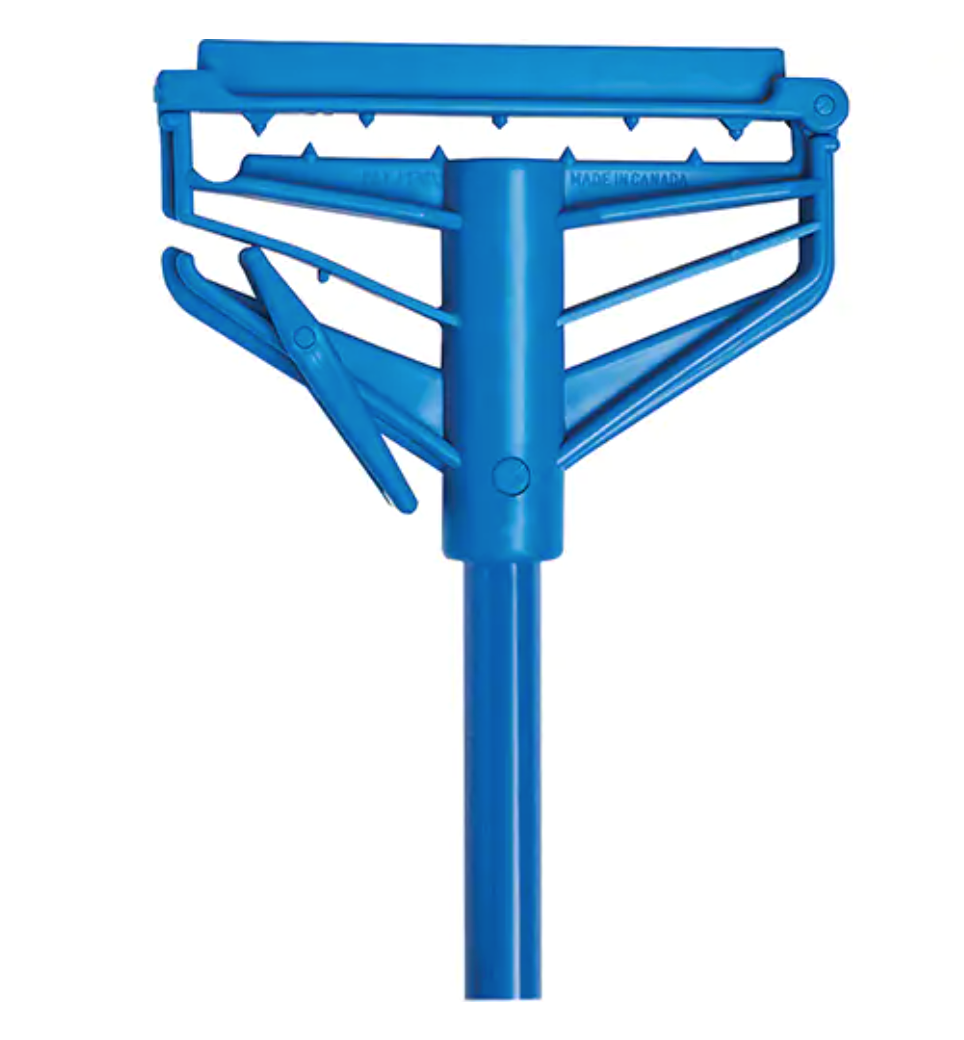 Rubbermaid Commercial Invader Wet Mop Fiberglass Handle - 60in Length -  Blue - Fiberglass - 12 / Carton