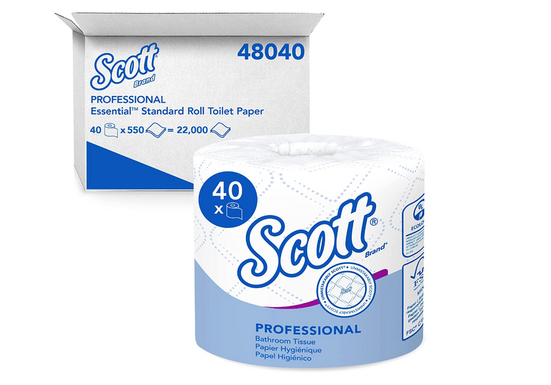 Papier hygiénique standard Scott® 48040 Essential (40 x 550s)