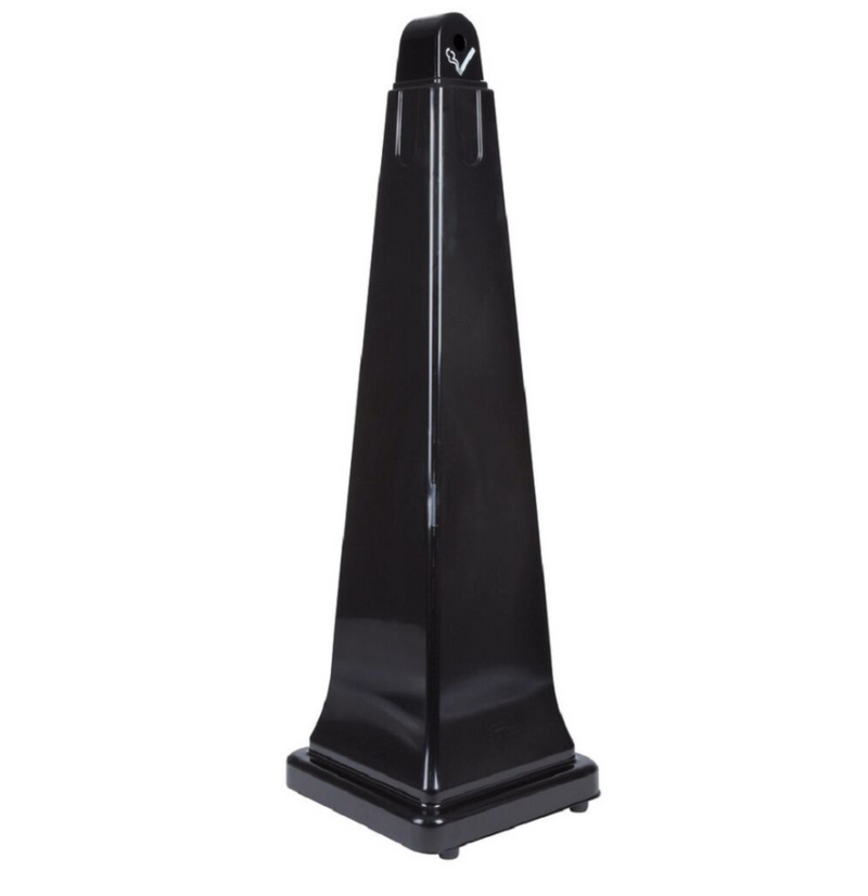 Free-Standing Groundskeeper Smoking Station - Black