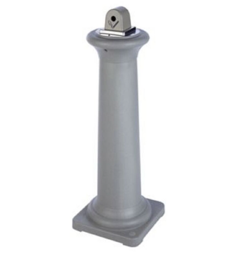 Free-Standing Groundskeeper Tuscan Smoking Station - Grey