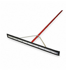 Commercial Grade Heavy-Duty 36" Double Edged Blade Floor Squeegee with 60" Handle