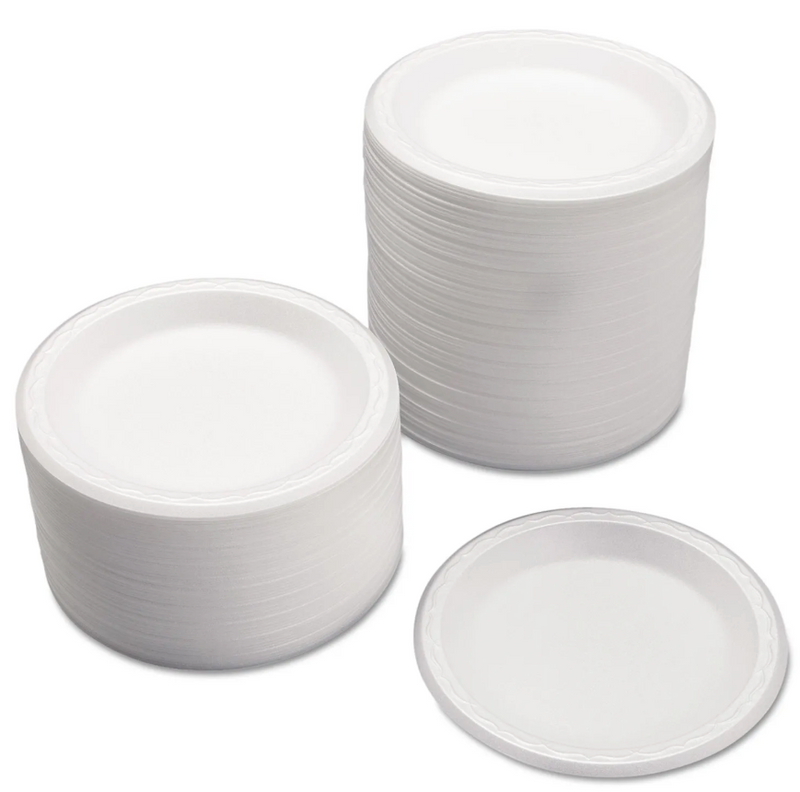 6PWCR White Foam Plates 6" (1000/cs)