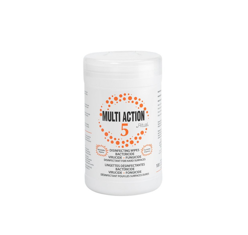 Multi Action 5 - Disinfectant & Cleaning Wipes (120ct)