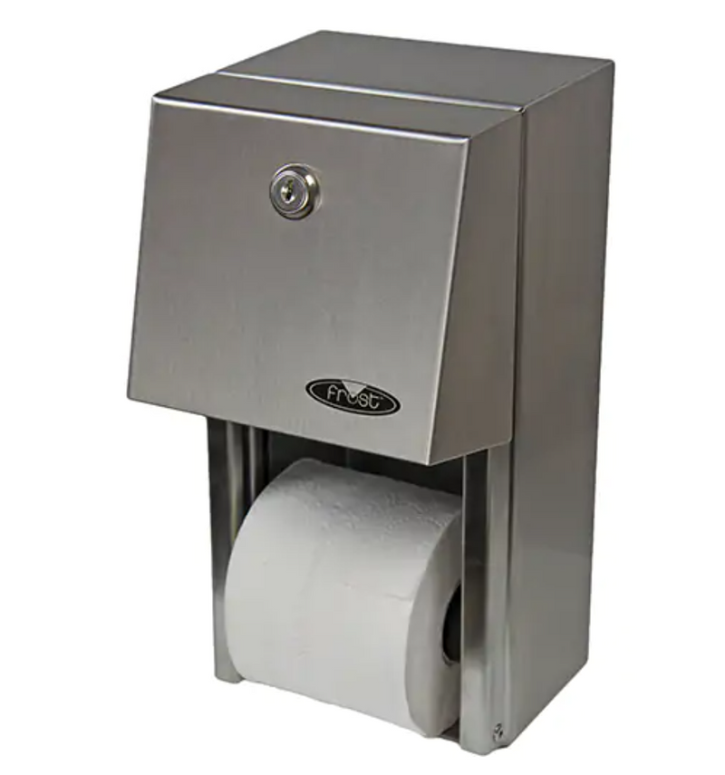 Distributeur de papier toilette multi rouleaux en Inox