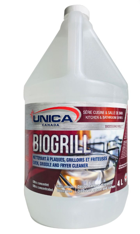 BIOGRILL Oven Griddle & Fryer Cleaner - Unscented (4 x 4L)