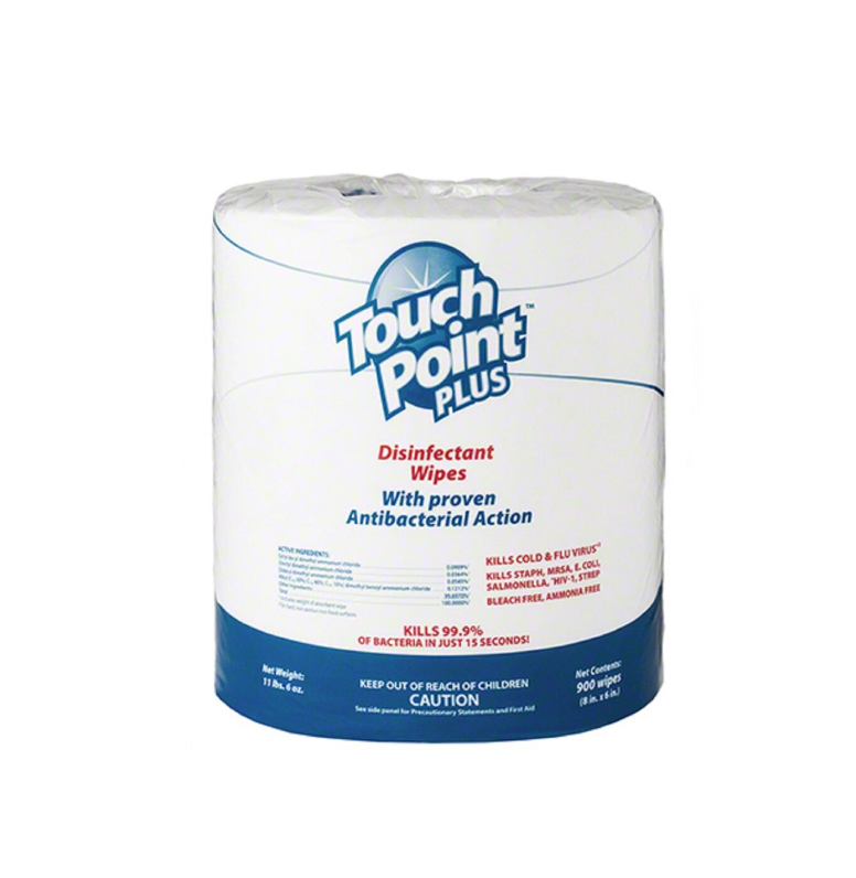 Certainty™ Touch Point Plus Disinfectant Wipes  (2 x 900)