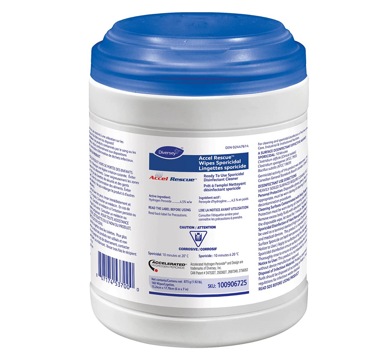 Accel Rescue® Disinfectant Wipes with Sporicidal (160ct)