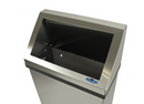 303-3-NL Wall Mounted Stainless Steel Waste Container 13 Gallon (50L)
