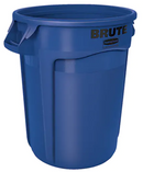 Round Brute® Containers, Blue - 32 Gal.