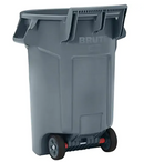 Brute® Plastic Vented Wheeled Container - 44 Gal.