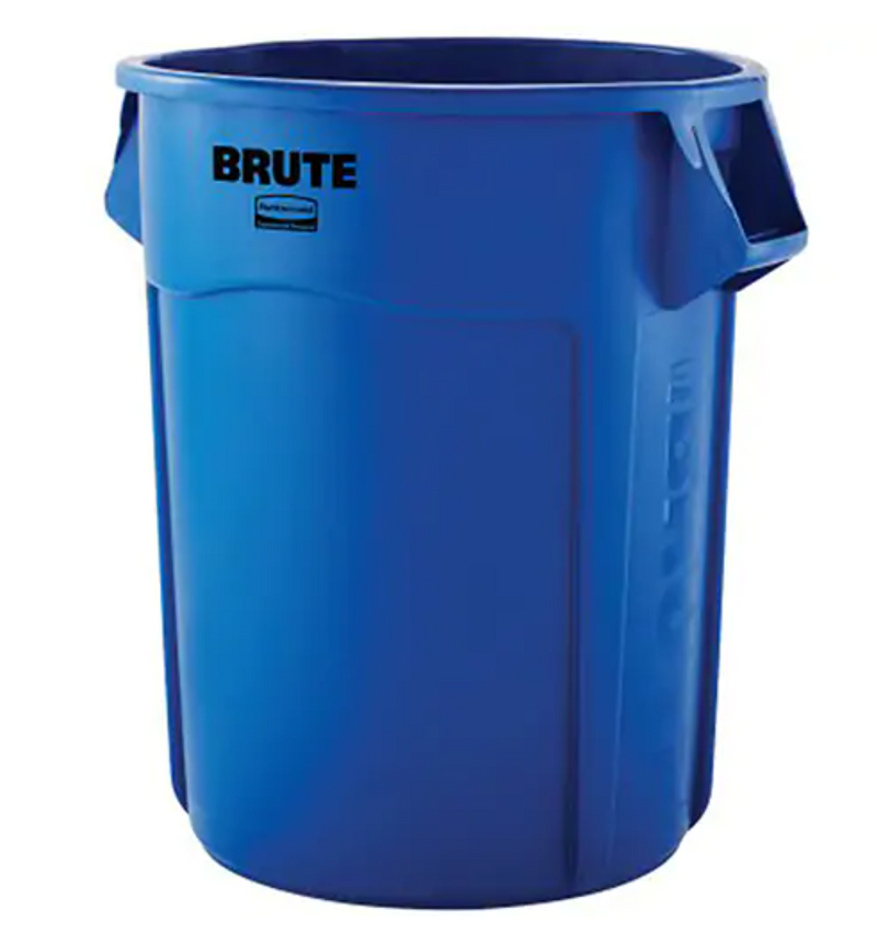 Vented Brute® Plastic Waste Container - 55 Gal.