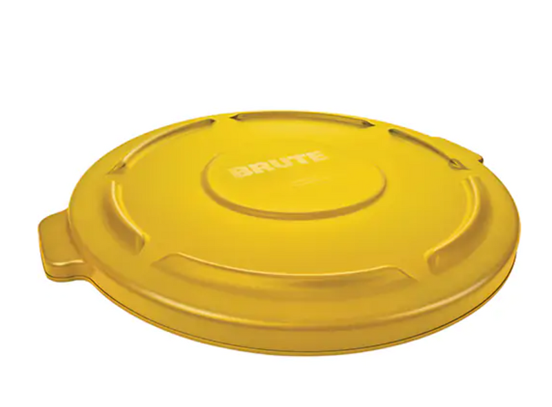 Brute® Flat lid Round Trash Can Top Fits Container Size: 26-3/4" Dia.