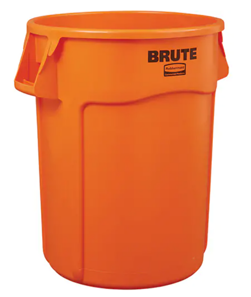 Brute® High Visibility Plastic Vented Container - 44 Gal.