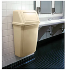 Récipient en plastique Slim Jim® à couvercle basculant Taille:19-1/2"x 12"