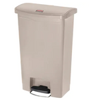 Poubelle à pédale en résine Slim Jim® 13 gal. Casquette.