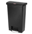 Slim Jim® Resin Step-On Waste Container 13 Gal. Cap.