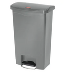 Poubelle à pédale en résine Slim Jim® 18 Gal. Casquette.