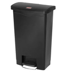 Poubelle à pédale en résine Slim Jim® 18 Gal. Casquette.