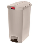 Poubelle à pédale en résine Slim Jim® 18 Gal. Casquette.