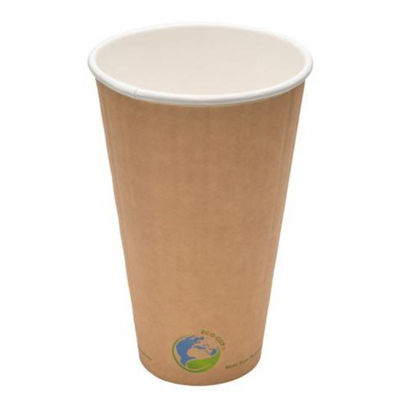 Eco-Packaging® Compostable Bamboo Hot Cup 16oz (600/cs)