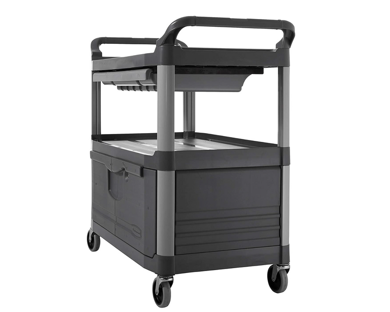 Equipment Cart with Lockable Door 37 x 16.5 x 20.75" 300 lbs. Cap.