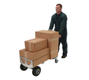 Aluminum Convertible Hand Truck with Dual Handle Rubber Wheels 500lbs Cap.