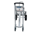 Aluminum Convertible Hand Truck with Dual Handle Rubber Wheels 500lbs Cap.