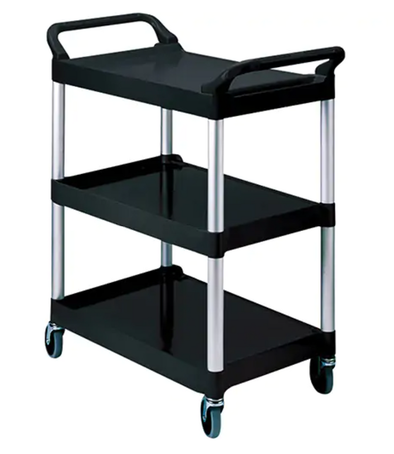 Service Cart with 3 Tiers 19" x 38" x 34" 200 lbs. Cap.