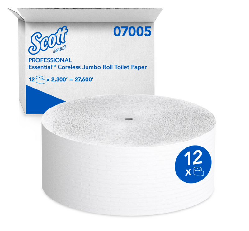 07005 Scott® Coreless Jumbo Bathroom Tissue (12 x 2300')