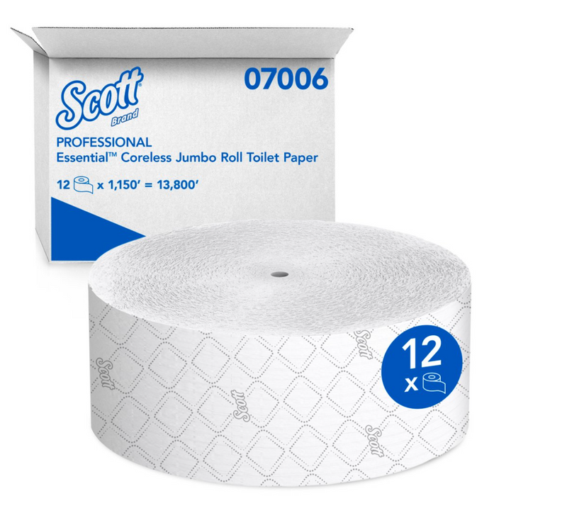 07006 Scott® Coreless Jumbo Bathroom Tissue (12 x 1150')