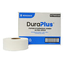Rouleaux de papier hygiénique jumbo ultra-doux - blanc 2 épaisseurs 600' (8/cs)