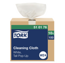 Chiffon de nettoyage multi-usages W24 exelCLEAN® dans une boîte pop-up (10 x 100 ct/cs)