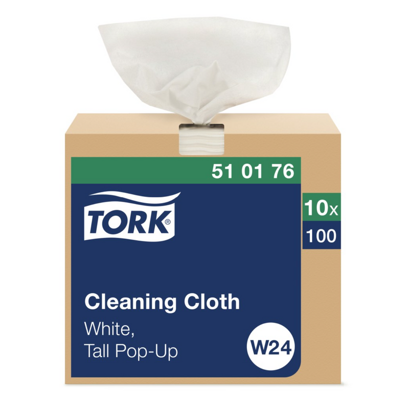 W24 exelCLEAN® Multipurpose Cleaning Cloth In Pop-Up Box (10 x 100ct/cs)