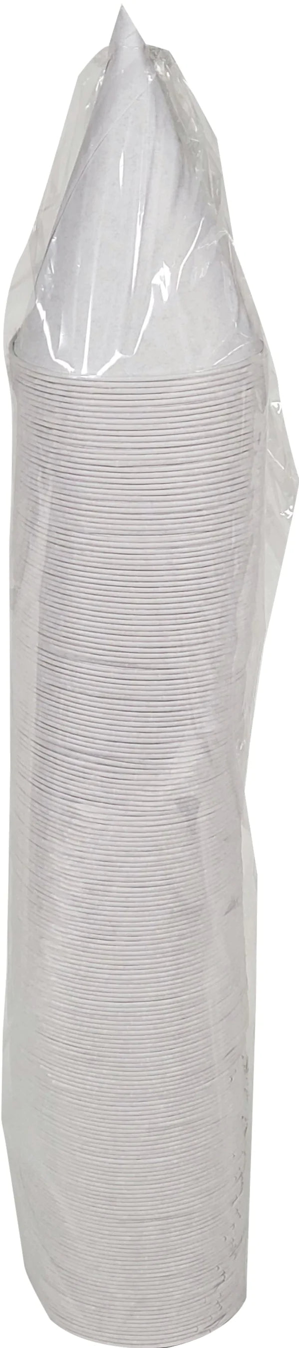 W4FB Rolled Rim Compostable Paper Cone Cups Baged Sleeve 4oz (5000/cs)