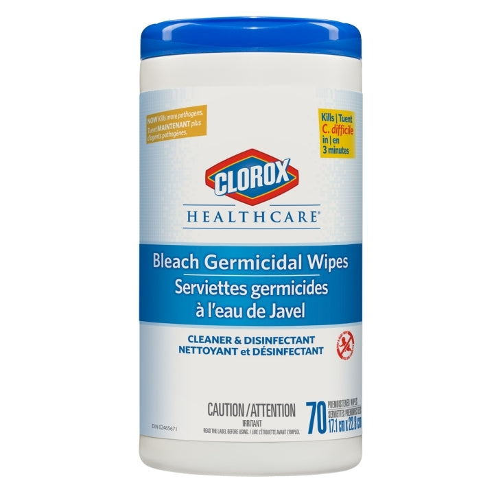 Healthcare® Bleach Germicidal Wipes 70ct (6-Pack)