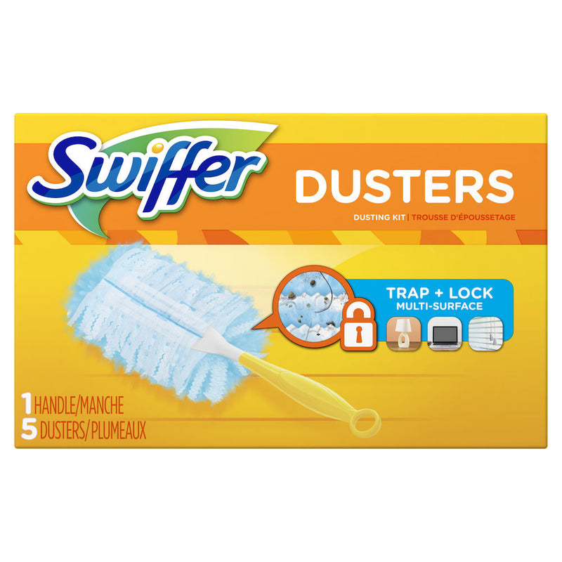Swiffer® Duster Kit 1 manche + 5 plumeaux