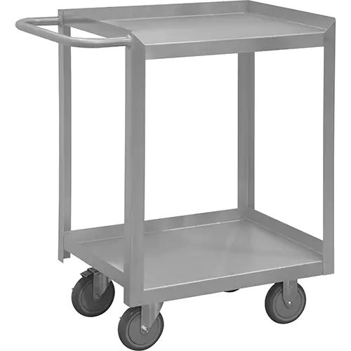 Industrial Grade Shelf Cart - 2 Tiers, 19" W x 37" H x 36-7/16" D (1200 lbs. Capacity)