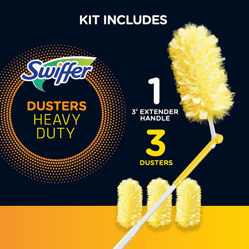 Swiffer® Heavy-Duty 360 Duster Kit 1 Handle + 3 Dusters